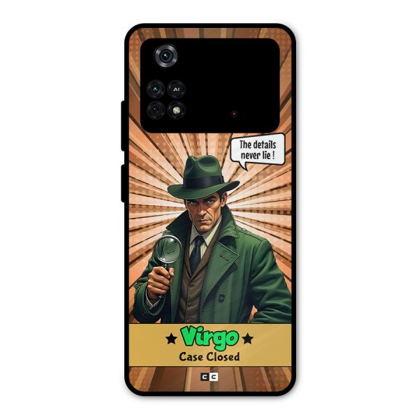 Detective Virgo Metal Back Case for Poco M4 Pro 4G