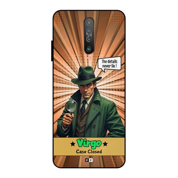 Detective Virgo Metal Back Case for Poco X2