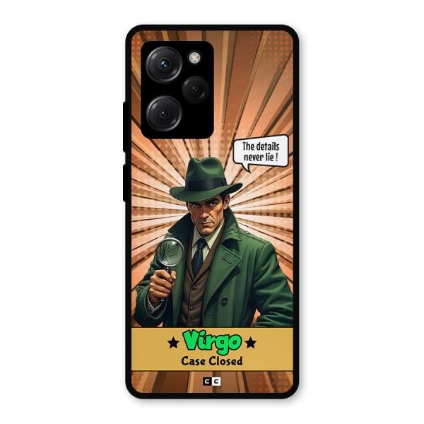 Detective Virgo Metal Back Case for Poco X5 Pro