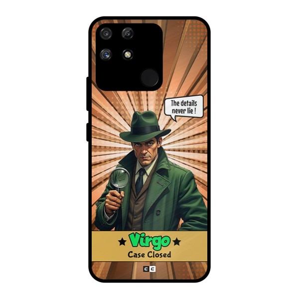 Detective Virgo Metal Back Case for Realme Narzo 50A