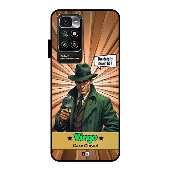 Detective Virgo Metal Back Case for Redmi 10 Prime