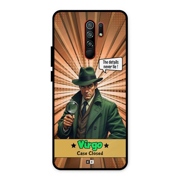 Detective Virgo Metal Back Case for Redmi 9 Prime