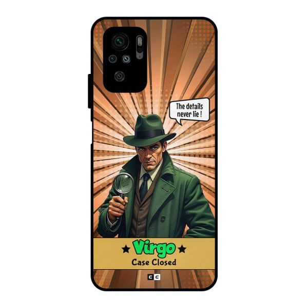 Detective Virgo Metal Back Case for Redmi Note 10