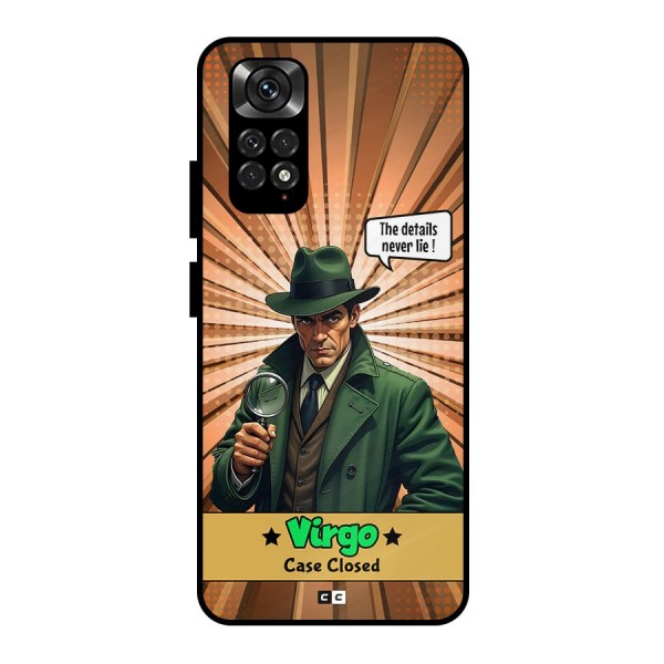 Detective Virgo Metal Back Case for Redmi Note 11 Pro