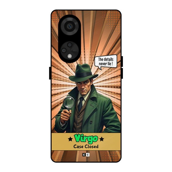 Detective Virgo Metal Back Case for Reno8 T 5G