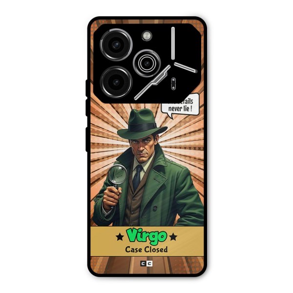 Detective Virgo Metal Back Case for Tecno Pova 6 Pro