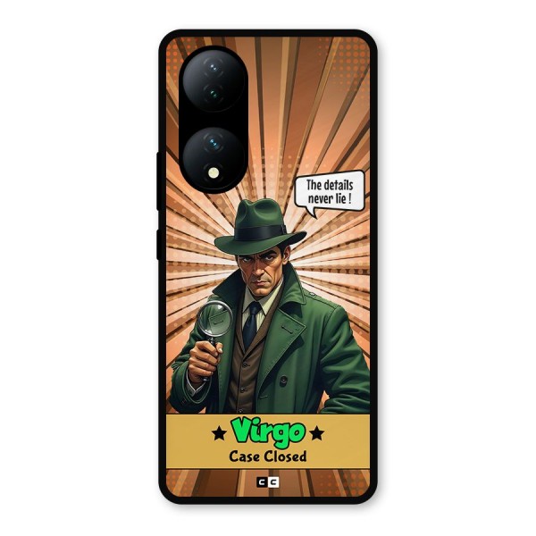 Detective Virgo Metal Back Case for Vivo T2