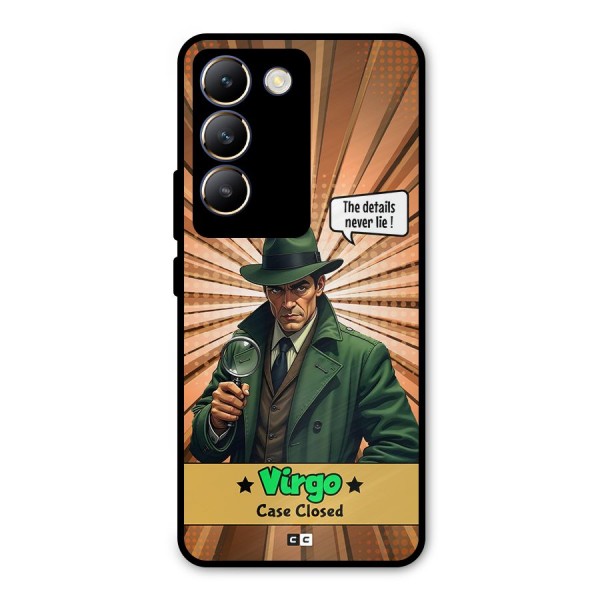 Detective Virgo Metal Back Case for Vivo T3 5G