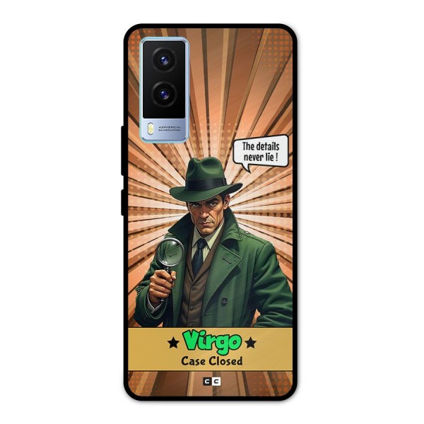 Detective Virgo Metal Back Case for Vivo V21e 5G