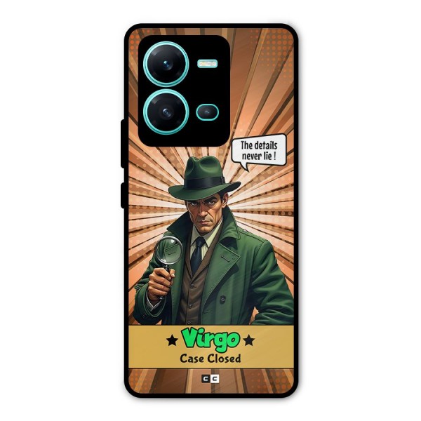 Detective Virgo Metal Back Case for Vivo V25