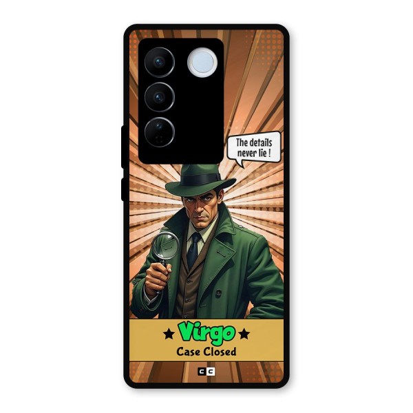 Detective Virgo Metal Back Case for Vivo V27