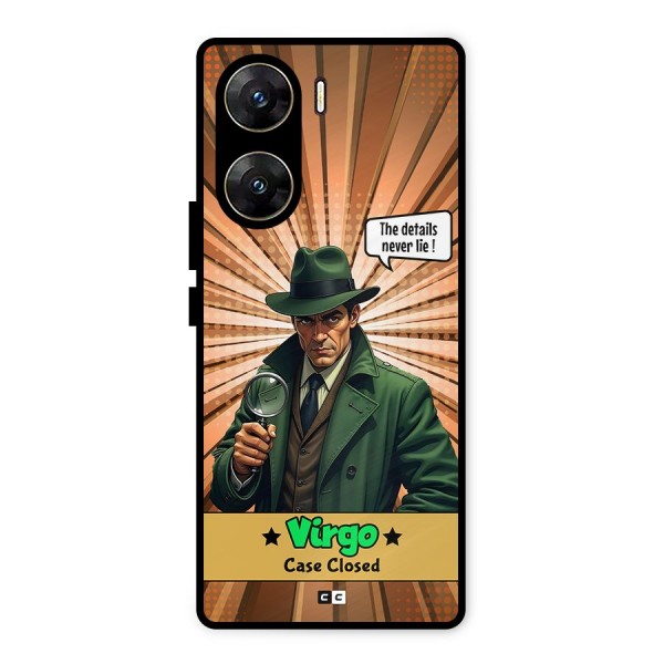 Detective Virgo Metal Back Case for Vivo V29e