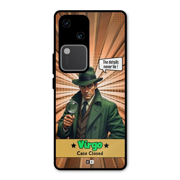 Detective Virgo Metal Back Case for Vivo V30