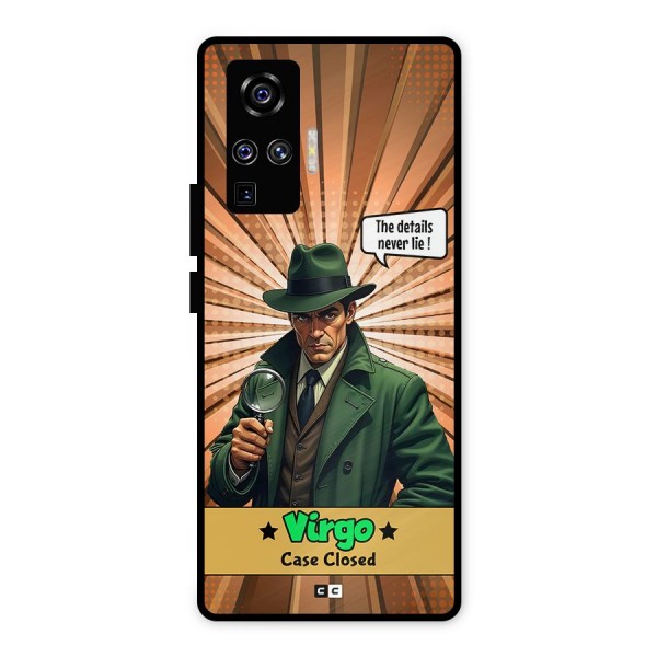 Detective Virgo Metal Back Case for Vivo X50 Pro