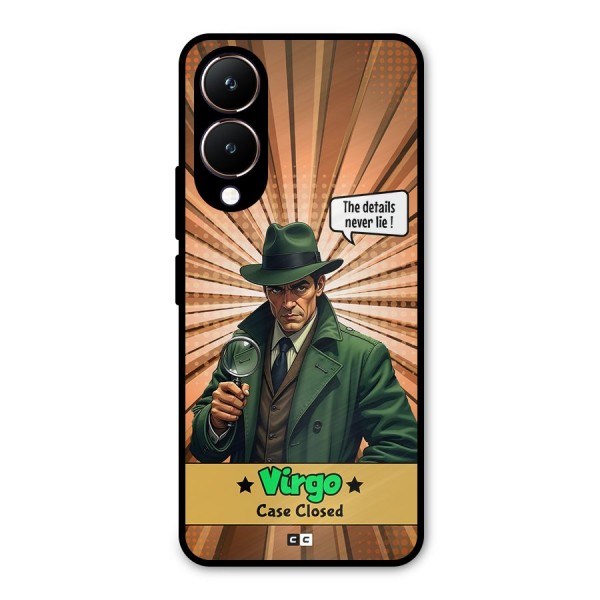 Detective Virgo Metal Back Case for Vivo Y28