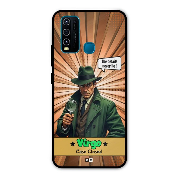 Detective Virgo Metal Back Case for Vivo Y30