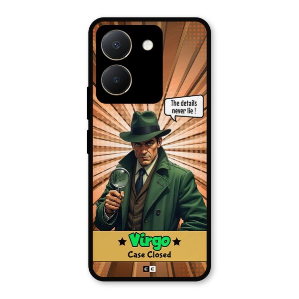 Detective Virgo Metal Back Case for Vivo Y36