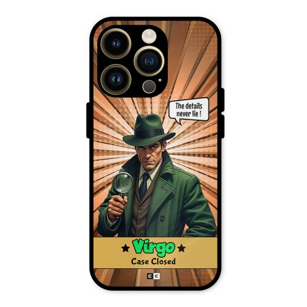 Detective Virgo Metal Back Case for iPhone 14 Pro