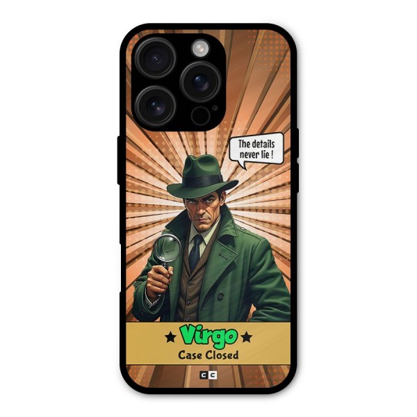 Detective Virgo Metal Back Case for iPhone 16 Pro