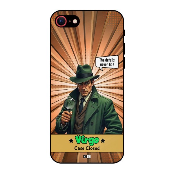 Detective Virgo Metal Back Case for iPhone 8