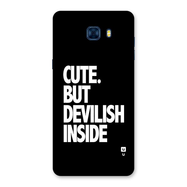 Devil Inside Back Case for Galaxy C7 Pro