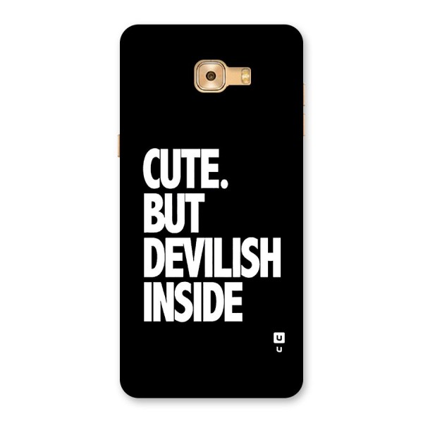 Devil Inside Back Case for Galaxy C9 Pro