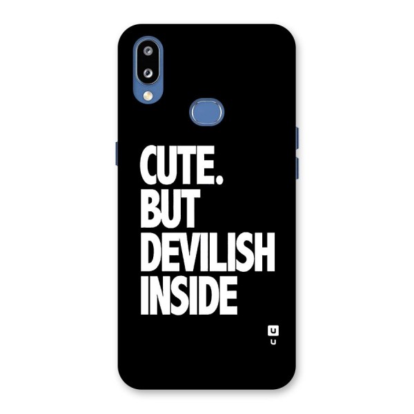 Devil Inside Back Case for Galaxy M01s