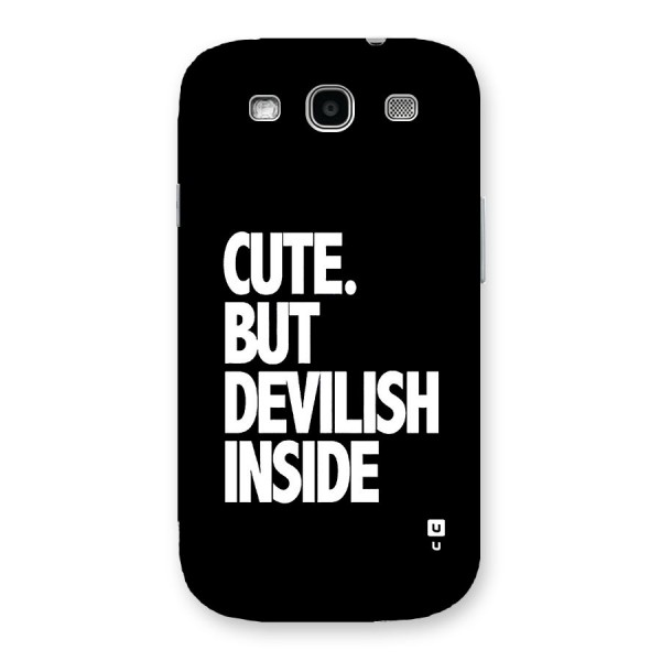 Devil Inside Back Case for Galaxy S3 Neo