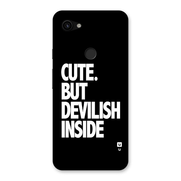 Devil Inside Back Case for Google Pixel 3a XL