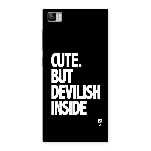 Devil Inside Back Case for Mi3