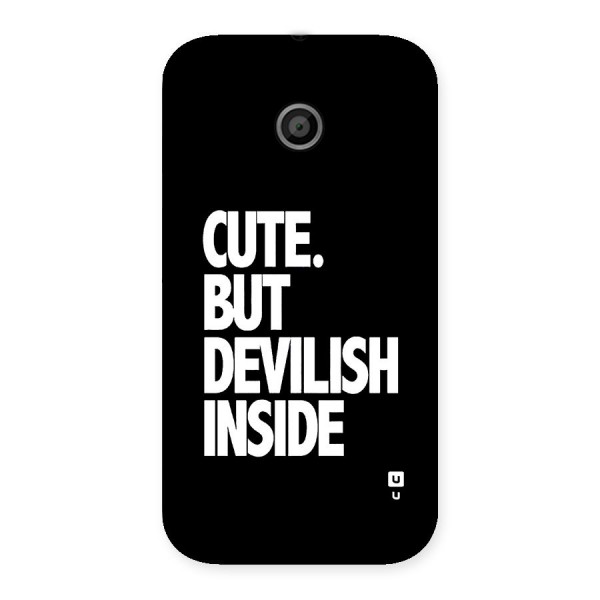 Devil Inside Back Case for Moto E