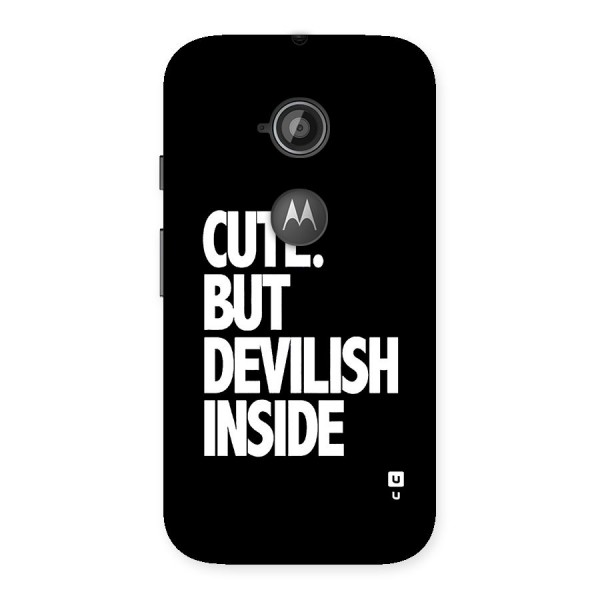 Devil Inside Back Case for Moto E 2nd Gen