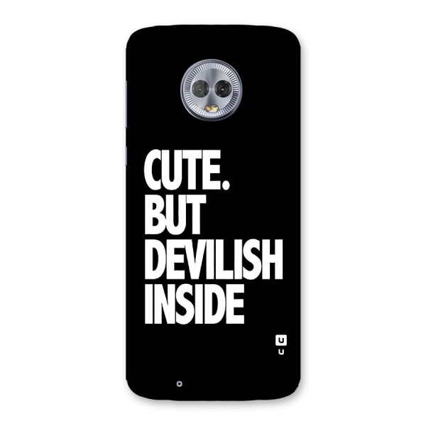 Devil Inside Back Case for Moto G6