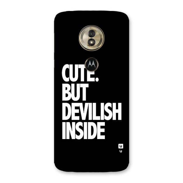 Devil Inside Back Case for Moto G6 Play