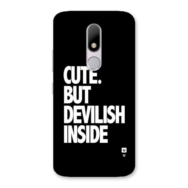 Devil Inside Back Case for Moto M