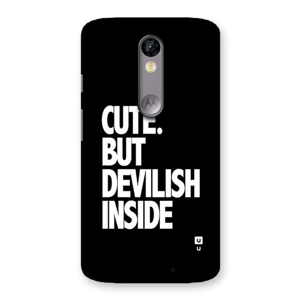 Devil Inside Back Case for Moto X Force