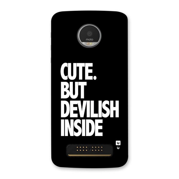 Devil Inside Back Case for Moto Z Play