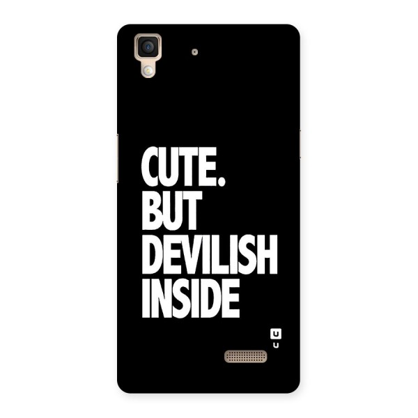 Devil Inside Back Case for Oppo R7