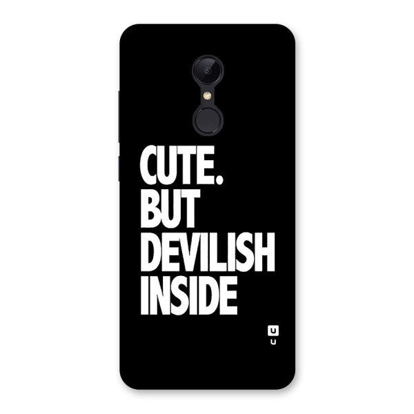 Devil Inside Back Case for Redmi 5