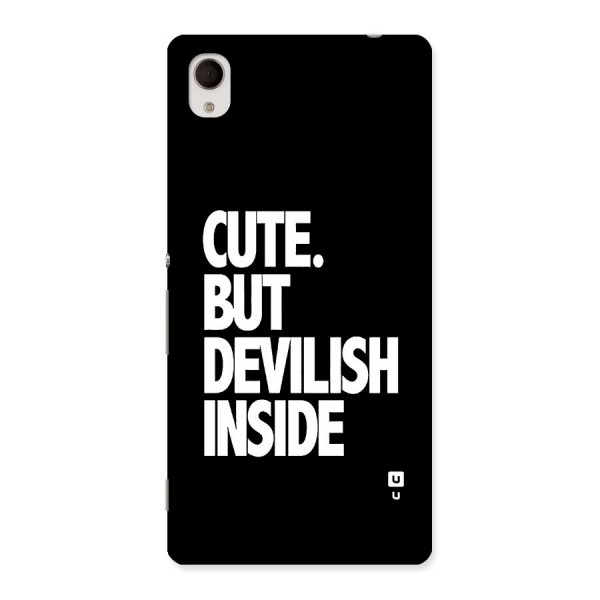 Devil Inside Back Case for Xperia M4 Aqua