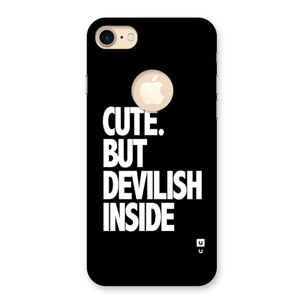 Devil Inside Back Case for iPhone 8 Logo Cut