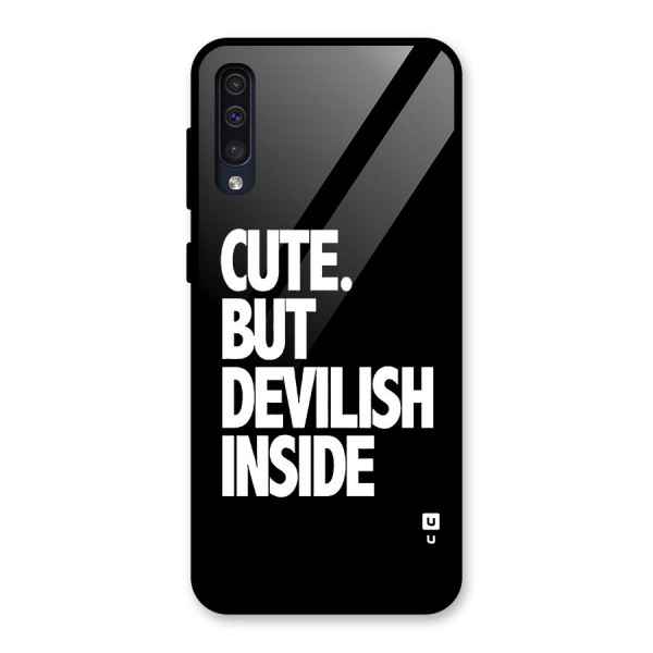 Devil Inside Glass Back Case for Galaxy A50s