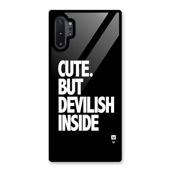 Devil Inside Glass Back Case for Galaxy Note 10 Plus