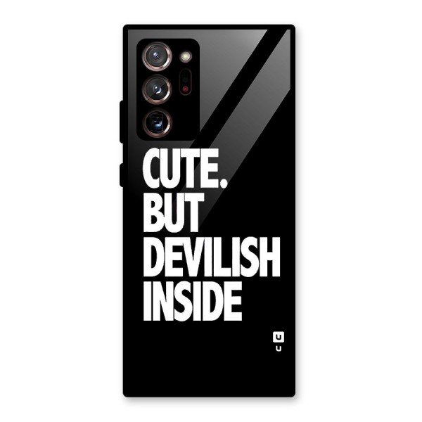 Devil Inside Glass Back Case for Galaxy Note 20 Ultra