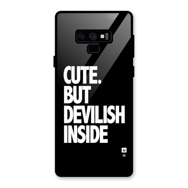 Devil Inside Glass Back Case for Galaxy Note 9