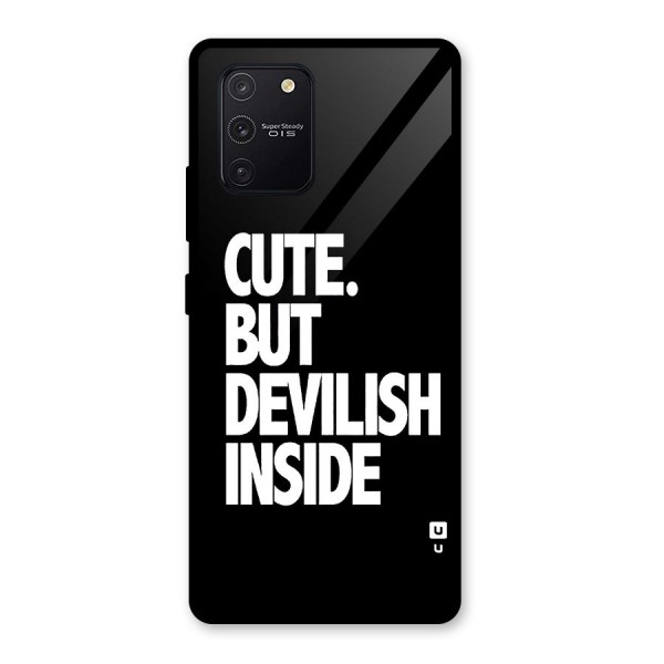 Devil Inside Glass Back Case for Galaxy S10 Lite