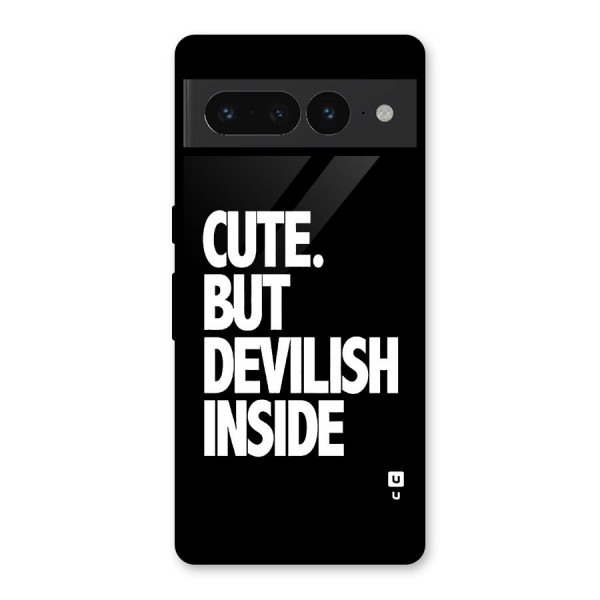 Devil Inside Glass Back Case for Google Pixel 7 Pro