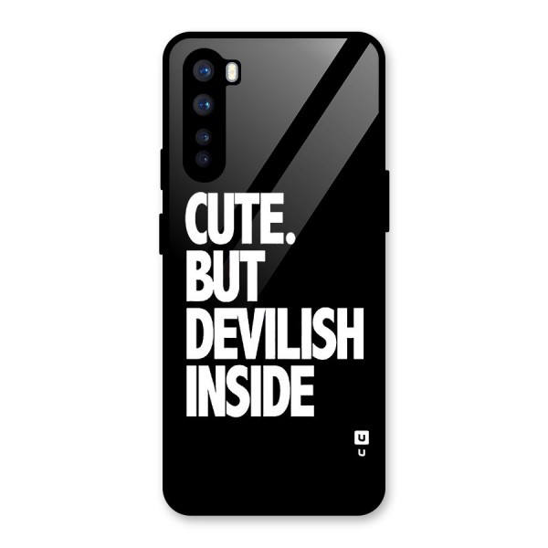 Devil Inside Glass Back Case for OnePlus Nord