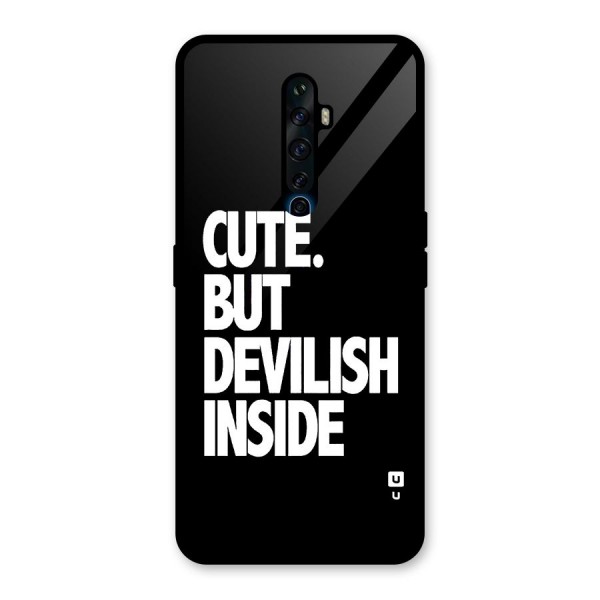 Devil Inside Glass Back Case for Oppo Reno2 Z