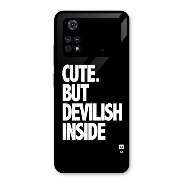 Devil Inside Glass Back Case for Poco M4 Pro 4G